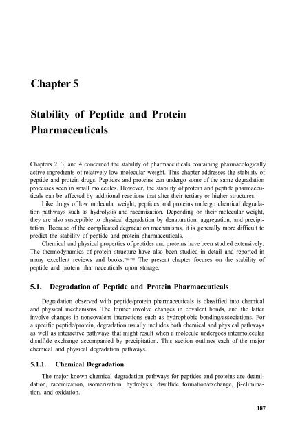 Stability of Drugs and Dosage Forms Sumie Yoshioka