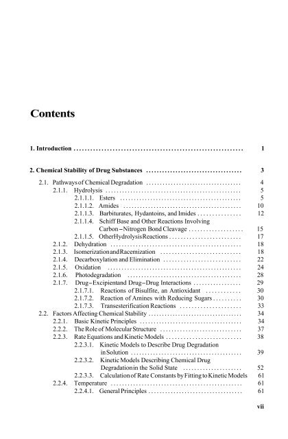 Stability of Drugs and Dosage Forms Sumie Yoshioka
