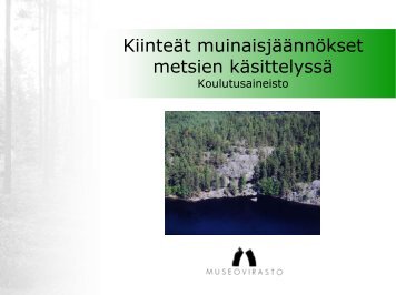 Koulutusaineisto - Museovirasto