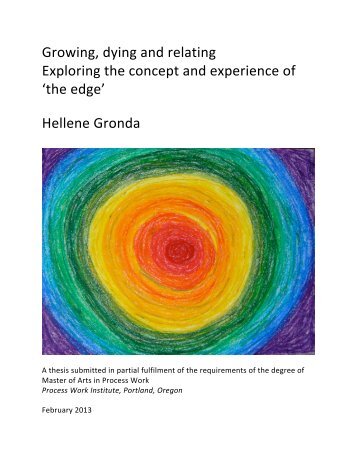 Growing, dying and relating Exploring the concept and experience of