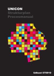 UNICON Strukturplan Procesmanual - UiD