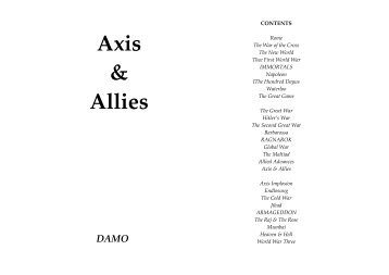 Axis & Allies - damowords