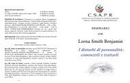 Lorna Smith Benjamin - Istituto di Terapia Familiare di Firenze