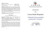Lorna Smith Benjamin - Istituto di Terapia Familiare di Firenze
