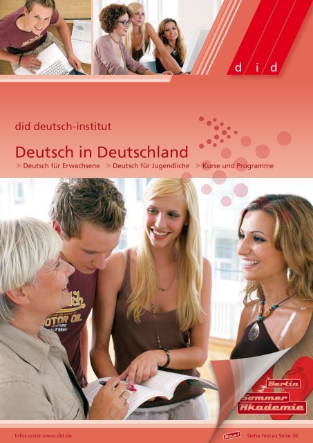 Deutsch in Deutschland - did Deutsch-Institut