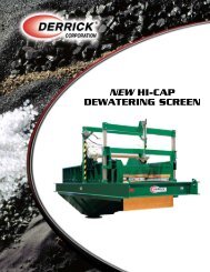 NEW HI-CAP DEWATERING SCREEN - Derrick Corporation