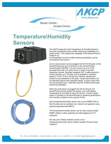 Temperature\Humidity Sensors - Didactum