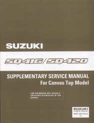 supplementary service manual