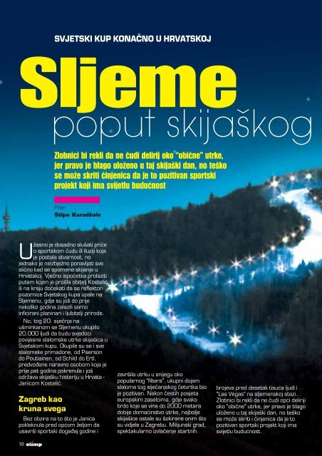 magazin hrvatskog olimpijskog odbora - Hrvatski Olimpijski Odbor