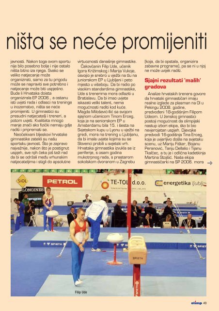 magazin hrvatskog olimpijskog odbora - Hrvatski Olimpijski Odbor