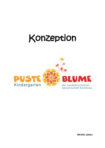 Konzeption des Kindergartens - Eckental