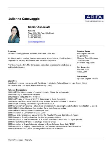 Julianne Canavaggio Senior Associate