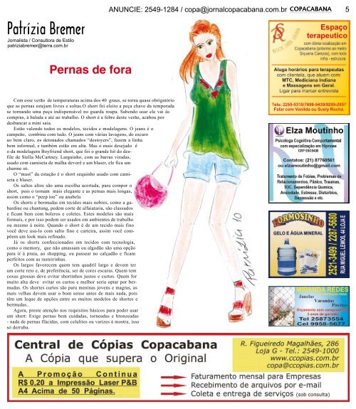 ediÃ§Ã£o 177 impresso pdf. - Jornal Copacabana