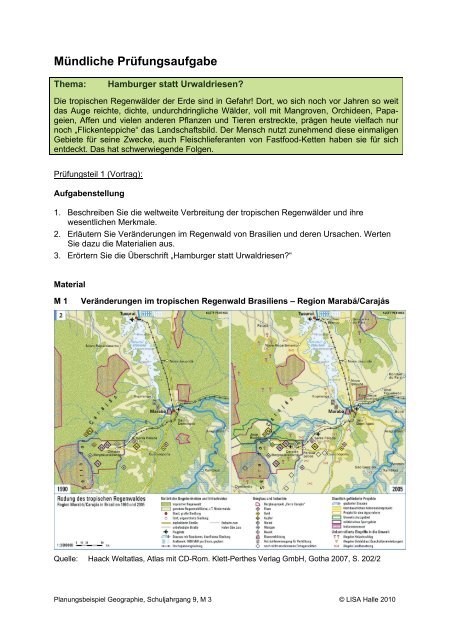 mündliche prüfung geographie