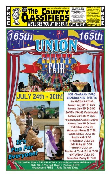 WE'LL SEE YOU AT THE FAIR - The County Classifieds Online