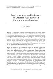 Legal borrowing and its impact on Ottoman legal culture in ... - PSI424