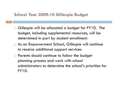 Gillespie Middle School - The School District of Philadelphia