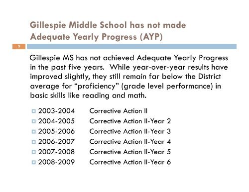 Gillespie Middle School - The School District of Philadelphia