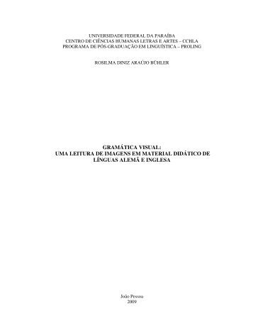 gramÃ¡tica visual - DSpace/UFPB (REI) - Universidade Federal da ...
