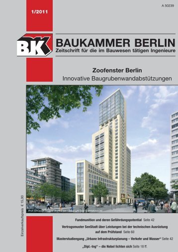 BK-Heft 1/2011 - Baukammer Berlin