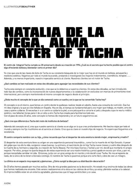 Apariciones de Tacha en Prensa Enero 2015