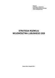 Strategia Rozwoju WojewÃ³dztwa Lubuskiego 2020 - Biuletyn ...