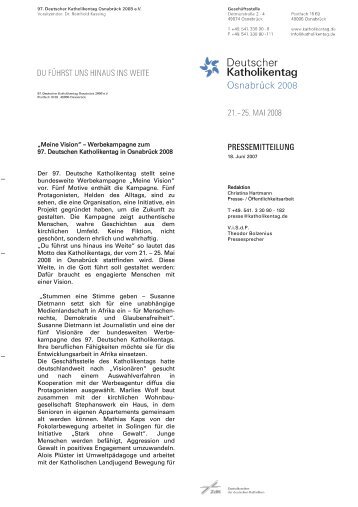 [ Werbekampagne des Katholikentags - Zusammenfassung ] (PDF ...