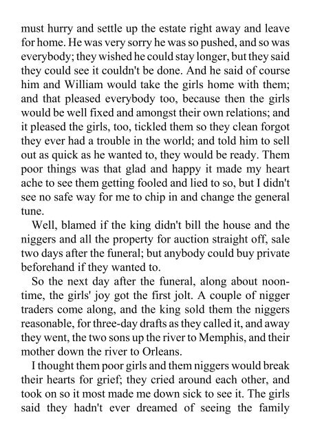 The adventures of Huckleberry Finn Mark TWAIN - Pitbook.com