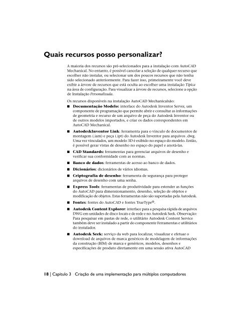 AutoCAD Mechanical 2012 Perguntas frequentes da ... - Exchange