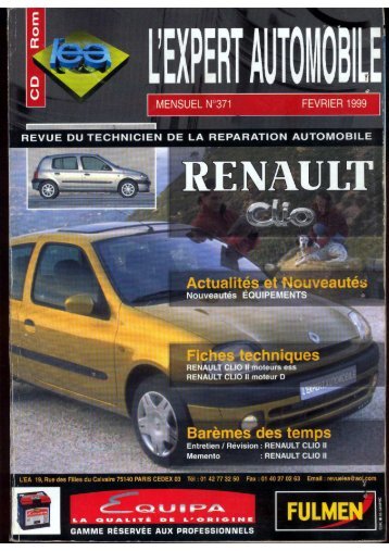 RTA Renault Clio 2 p.. - Auto-Tuto