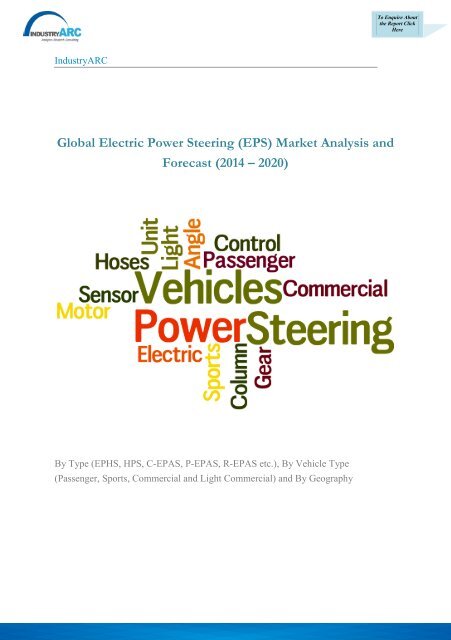 Global Electric Power Steering (EPS) Market Analysis and Forecast (2014 – 2020)