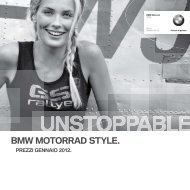 Listino prezzi BMW Motorrad Style. - BMW Motorrad Schweiz