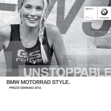 Listino prezzi BMW Motorrad Style. - BMW Motorrad Schweiz