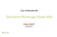 Downtown Streetscape Master Plan 8-20-2012 - City of Woodinville