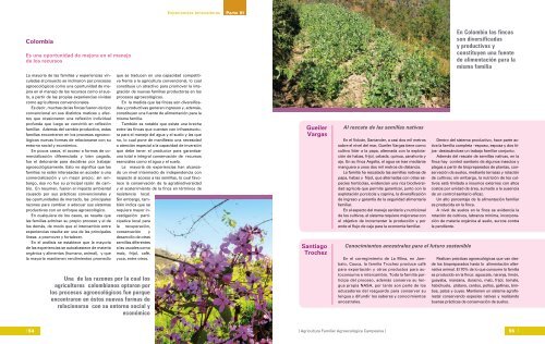 Agricultura Familiar Agroecológica Campesina en la Comunidad Andina