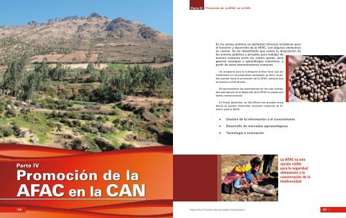 Agricultura Familiar Agroecológica Campesina en la Comunidad Andina