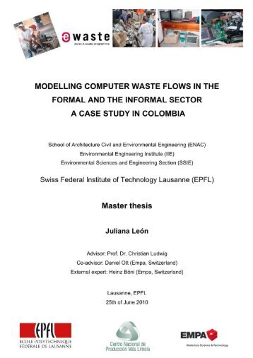 10 07 29 Master thesis Juliana Leon - e-Waste. This guide