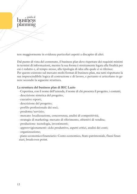 Guida al business planning.pdf - Biclazio.it