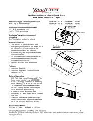 Install Quick Specs - CNP Industries, Inc.