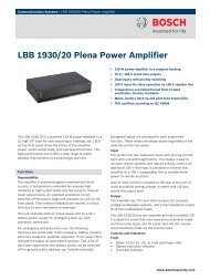 LBB 1930/20 Plena Power Amplifier - Ela-Data Gmbh