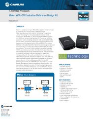 Moku- WiVu-3D Evaluation Reference Design Kit - Cavium