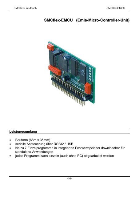 Das modulare Schrittmotor-Steuersystem Smcflex - produktinfo ...