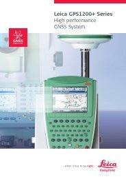 Leica GPS1200+ Series High performance GNSS System