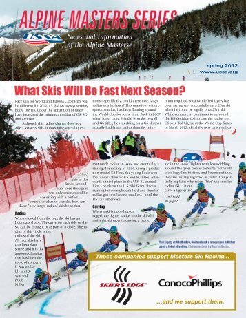 What Skis Will Be Fast Next Season? - Alpine - US Ski Team