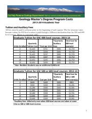 Program Costs and Financial Aid - Cal Poly Pomona