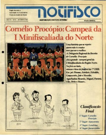 CornÃ©lio ocÃ³pio: ("ave& (ii4â Minifiscaliada do Norte - SINDAFEP