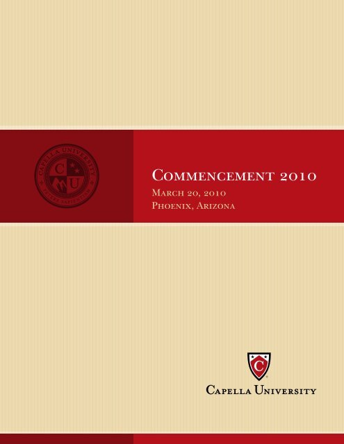 Commencement 2010 - Capella University