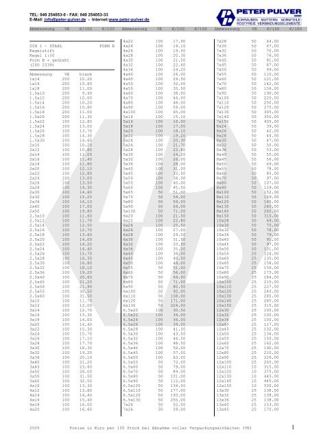 2009 komplett formatiert - Peter Pulver GmbH