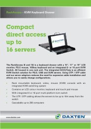 Compact direct access up to 16 servers - Daxten