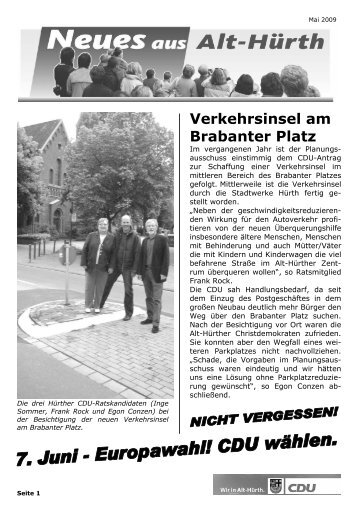 Verkehrsinsel am Brabanter Platz - Erft.de